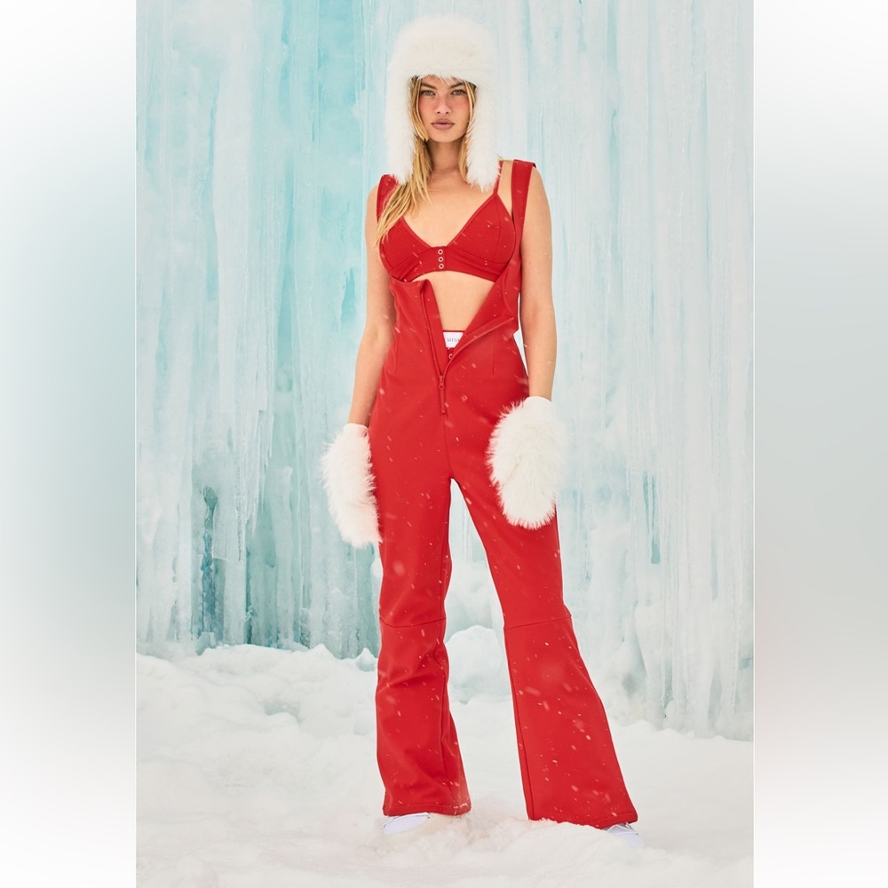 Fashion Nova Insulated Ski bib/ jumpsuit